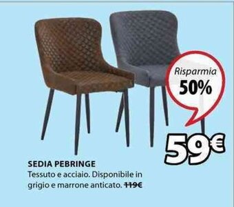 JYSK Sedia Pebringe offerta