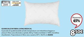 JYSK Guanciale in Fibra Living Medical 50x70 cm offerta