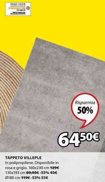 JYSK Tappeto Villeple offerta