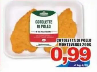 Gros Monteverde Cotolette di Pollo 200g offerta