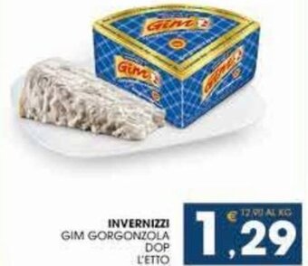 SeBón Supermercati Invernizzi Gim Gorgonzola DOP offerta