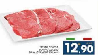 SeBón Supermercati Fettine Coscia Bovino Adulto Da Allevamenti Italiani offerta