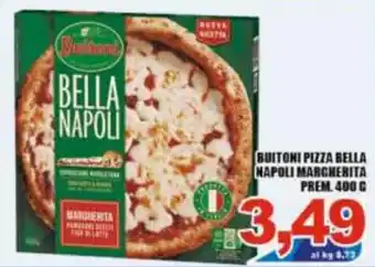 Gros Buitoni Pizza Bella Napoli Margherita Prem. 400 g offerta