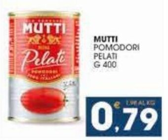 SeBón Supermercati Mutti Pomodorì Pelati g 400 offerta