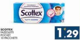 Scottex Fazzoletti Pocket 10 Pacchetti