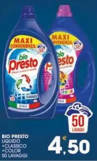 SeBón Supermercati Bio Presto Liquido, Classico, Color 50 Lavaggi offerta