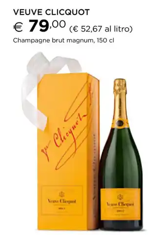Esselunga Veuve Clicquot Champagne Brut Magnum, 150 cl offerta