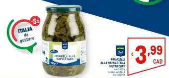 Metro Metro Chef Friarielli Alla Napoletana 950g offerta