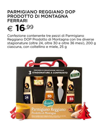 Esselunga Parmigiano Reggiano DOP Prodotto di Montagna Ferrari offerta