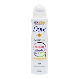 Dove deodorante spray 48h invisible dry rinfrescante e delicato 150 ml