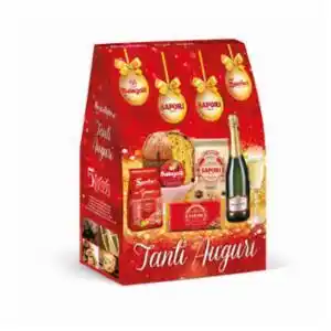 Scatola panettone tanti auguri (5 pezzi)