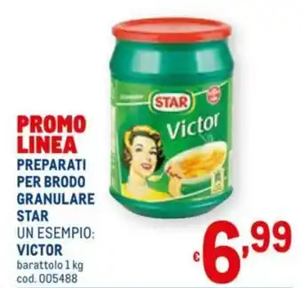 Metro Star Victo Preparati per Brodo Granulare 1kg offerta