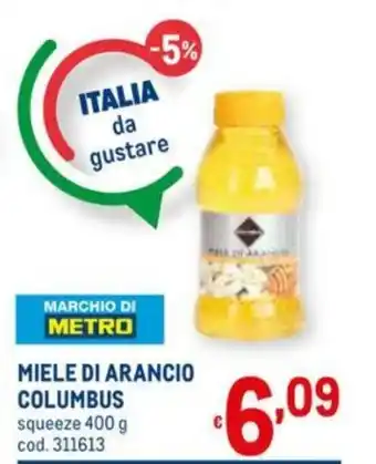 Columbus Miele di Arancio 400g