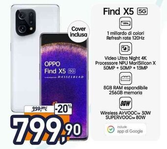 Unieuro Oppo Find X5 5G offerta