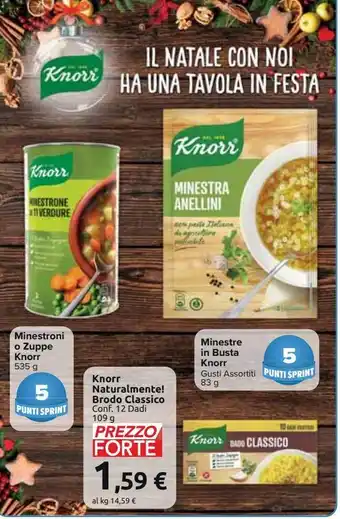 Carrefour Market Knorr naturalmente1 brodo classico offerta