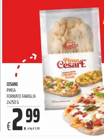 Ditella Supermercati Cesare Pinsa Formato Famiglia 2 x 250 g offerta