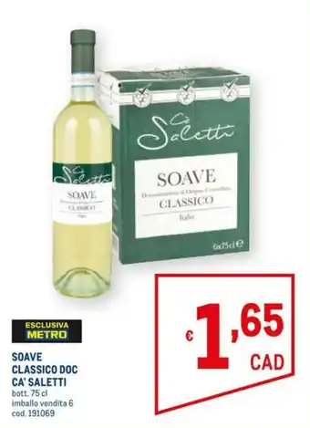 Ca'Saletti Soave Classico Doc 75cl