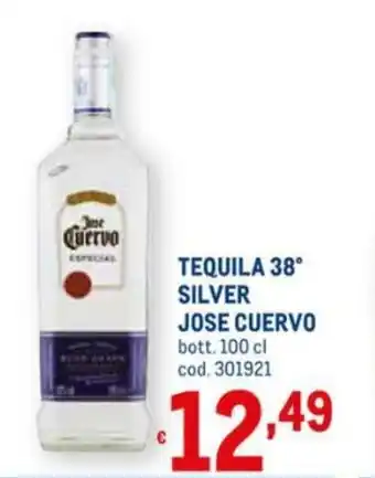 Metro Jose Cuervo Tequila 38° Silver 100cl offerta