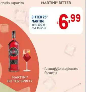 Metro Martini Bitter 25° 100cl offerta