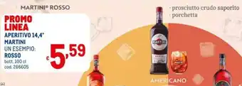 Metro Martini Aperitivo 14,4° Rosso 100cl offerta