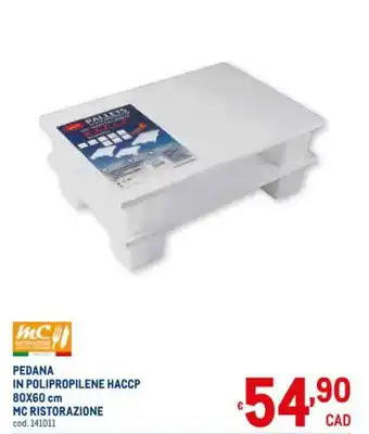 Metro MC Ristorazione Pedana in Polipropilene Haccp 80x60cm offerta