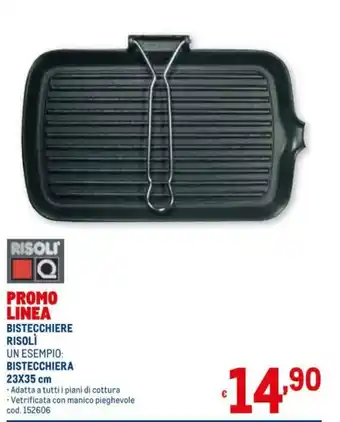 Risolì Bistecchiere 23x35cm