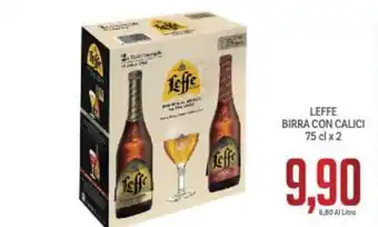 Leffe Bira Con Calici 75 cl x 2