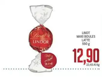 Supermercati Piccolo Lindt Maxi Boules Latte 550 g offerta