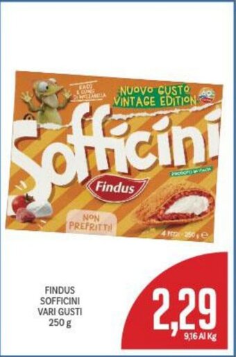Supermercati Piccolo Findus Sofficini Vari Gusti 250 g offerta