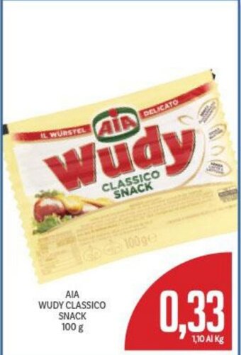 Supermercati Piccolo Aia Wudy Classico Snack 100 g offerta