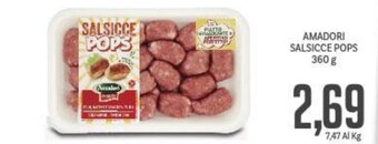 Supermercati Piccolo Amadori Salsicce Pops 360 g offerta