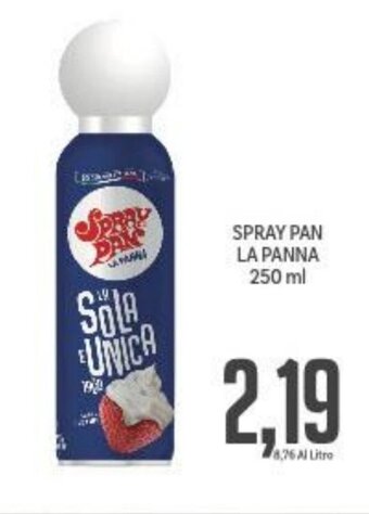 Supermercati Piccolo Spray Pan La Panna 250 ml offerta