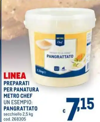 Metro Chef Pangrattato Preparati per Panatura 2,5kg
