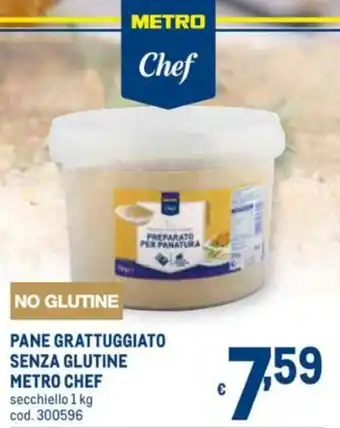 Metro Chef Pane Grattuggiato Senza Glutine 1kg