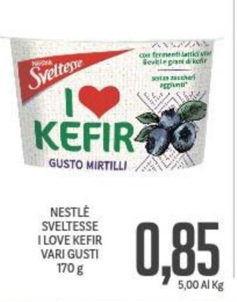 Supermercati Piccolo Nestlè Sveltesse I Love Kefir Vari Gusti 170 g offerta