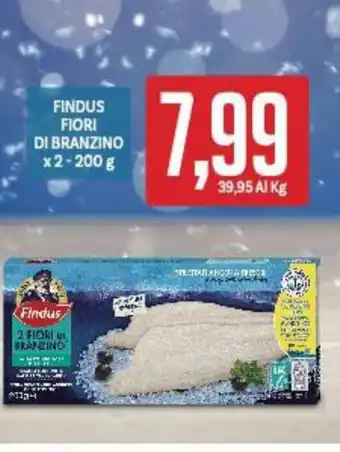 Supermercati Piccolo Findus Fiori Di Branzino x 2 - 200 g offerta