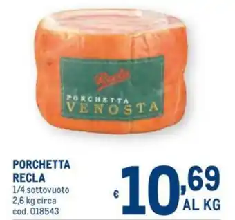 Recla Porchetta 2,6kg