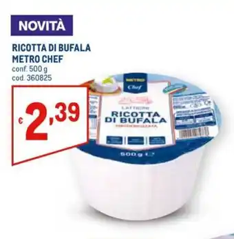 Metro Metro Chef Ricotta di Bufala 500g offerta