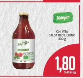 Supermercati Piccolo Chi Vita Salsa Di Ciliegino 330 g offerta