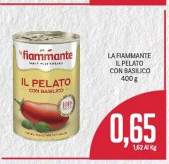 Supermercati Piccolo La Fiammante IL Pelato Con Basilico 400 g offerta