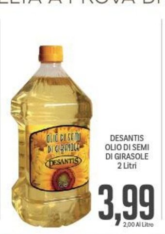 Supermercati Piccolo Desantis Olio Di Semi Di Girasole 2 Litri offerta