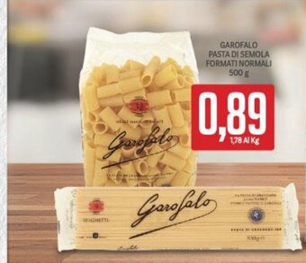 Supermercati Piccolo Garofalo Pasta Di Semola Formati Normali 500 g offerta