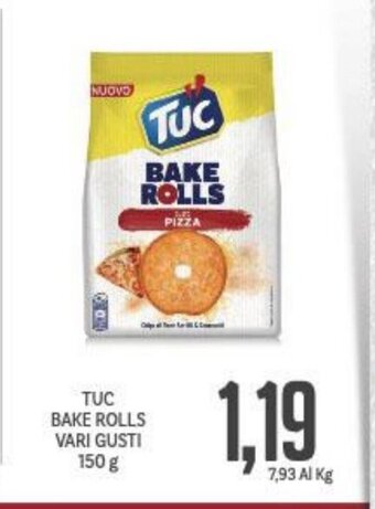 Supermercati Piccolo Tuc Bake Rolls Vari Gusti 150 g offerta