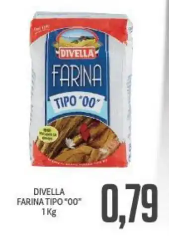 Supermercati Piccolo Divella Farina Tipo "00" 1 kg offerta