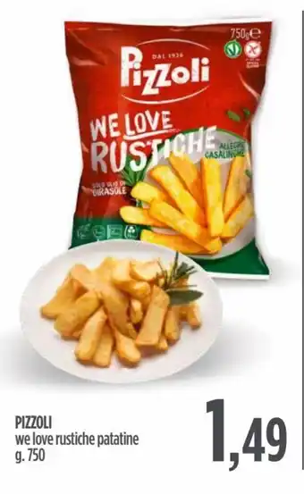 Ciro Amodio Pizzoli we love rustiche patatine g. 750 offerta