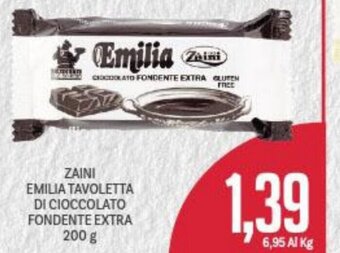 Supermercati Piccolo Zaini Emilia Tavoletta Di Cioccolato Fondente Extra 200 g offerta