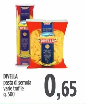 Ciro Amodio Divella pasta di semola varie trafile g. 500 offerta