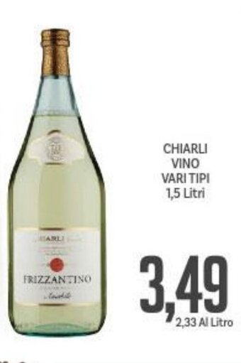 Supermercati Piccolo Chiarli Vino Vari Tipi 1,5 Litri offerta
