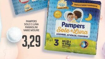 Supermercati Piccolo Pampers Sole E Luna Pannolini Varie Misure offerta