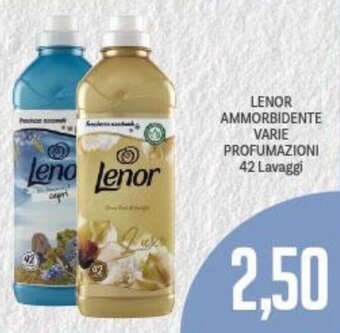 Supermercati Piccolo Lenor Ammorbidente Varie Profumazioni 42 Lavaggi offerta